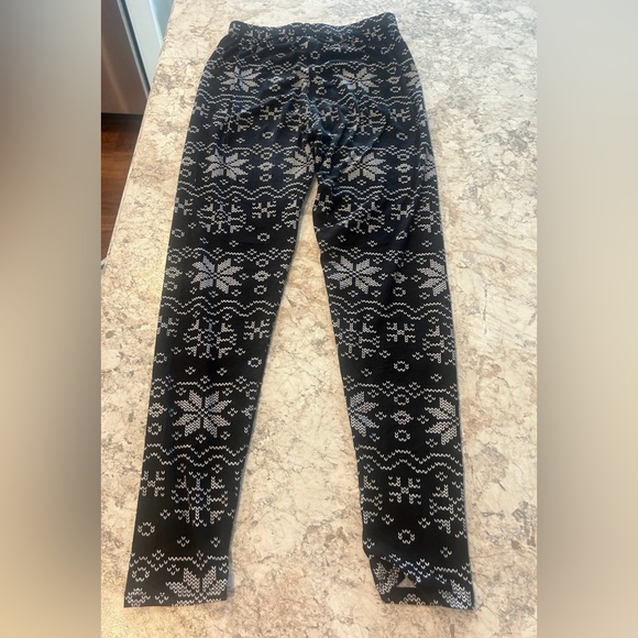 Women leggings Holiday OS Snowflakes - Picture 6 of 8